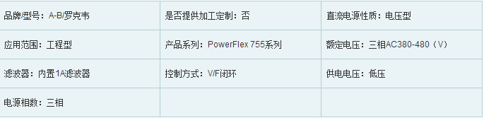 _fԄӻ PowerFlex 755 ׃l a(chn)Ʒ