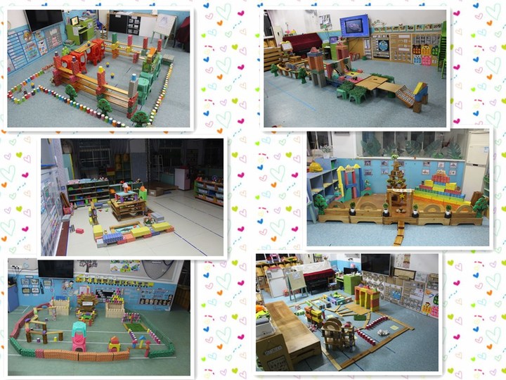 回歸童年樂(lè)，老師建構(gòu)忙                   --花園幼兒園教師搭積木比賽
